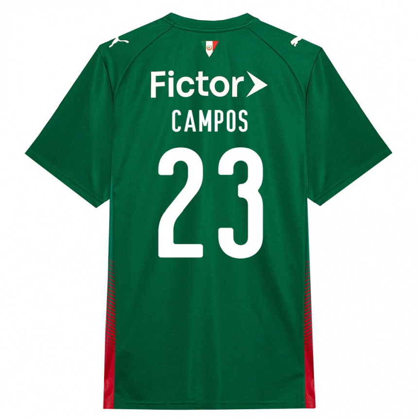 נשים כדורגל Victor Campos #23 ירוק אדום לבן ג'רזי ביתית 2026/27