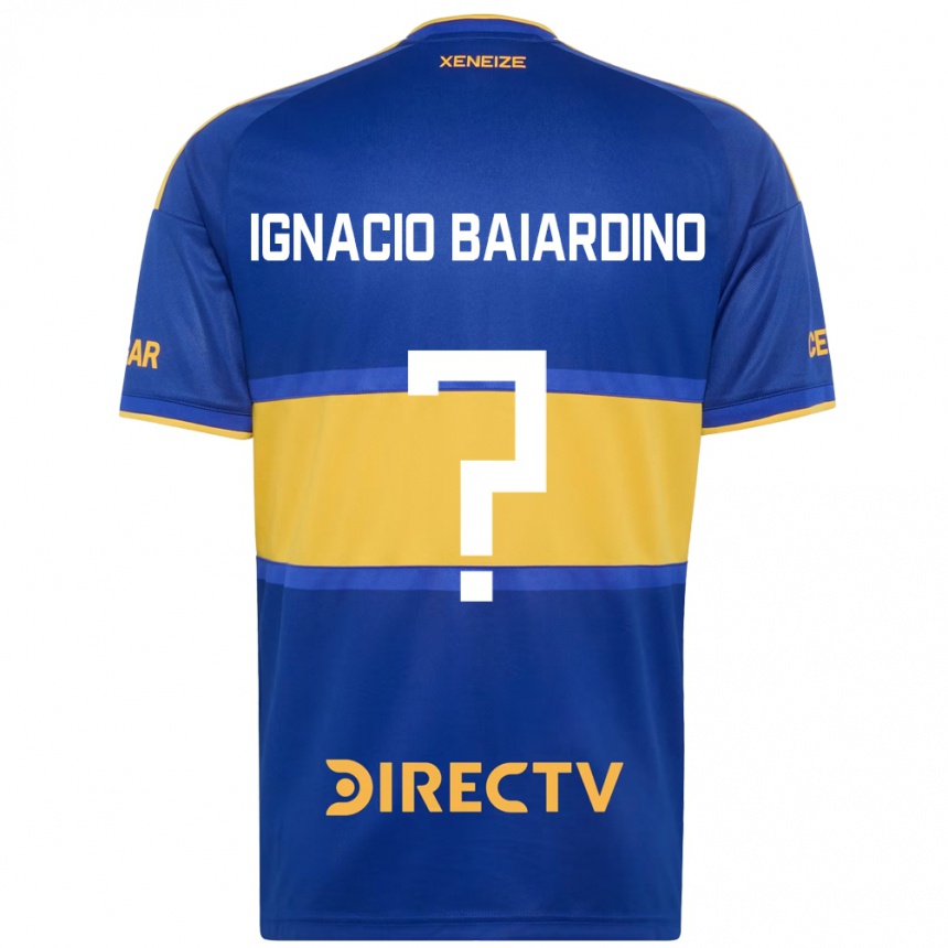 נשים כדורגל Juan Ignacio Baiardino #0 כחול מלכותי צהוב ג'רזי ביתית 2026/27