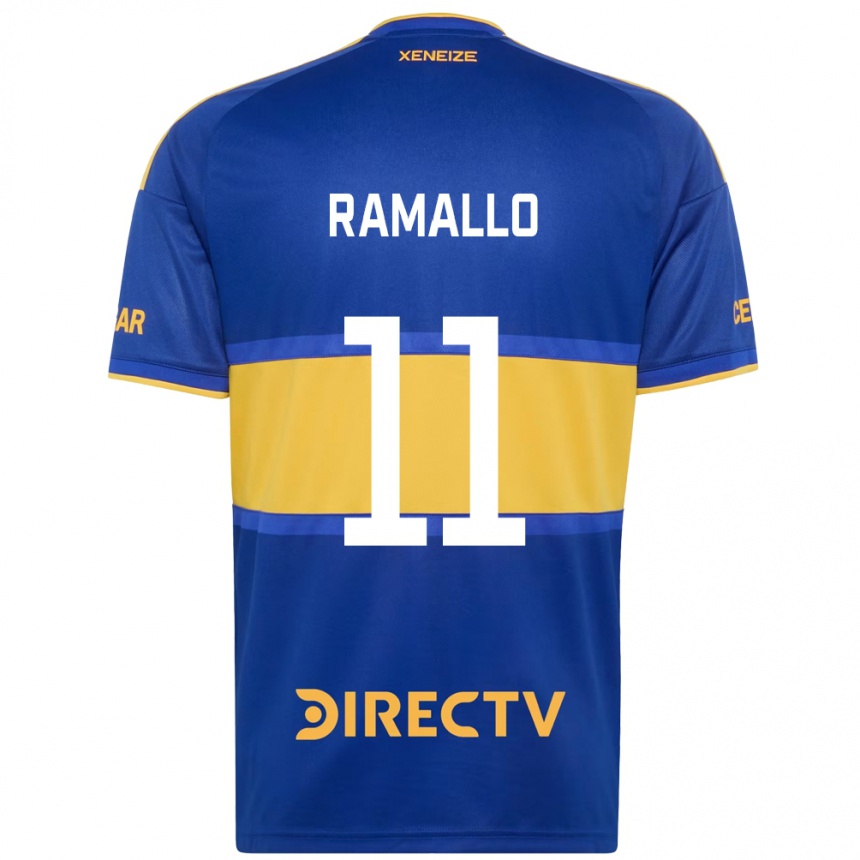 נשים כדורגל Yael Ramallo #11 כחול מלכותי צהוב ג'רזי ביתית 2026/27