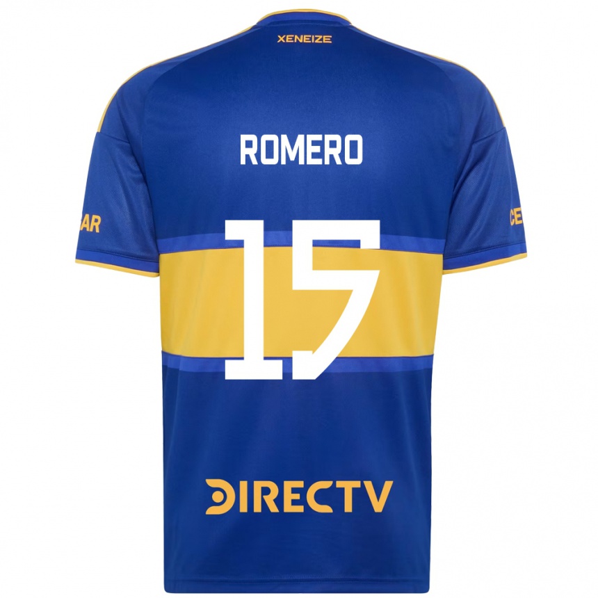 נשים כדורגל Alejo Romero #15 כחול מלכותי צהוב ג'רזי ביתית 2026/27
