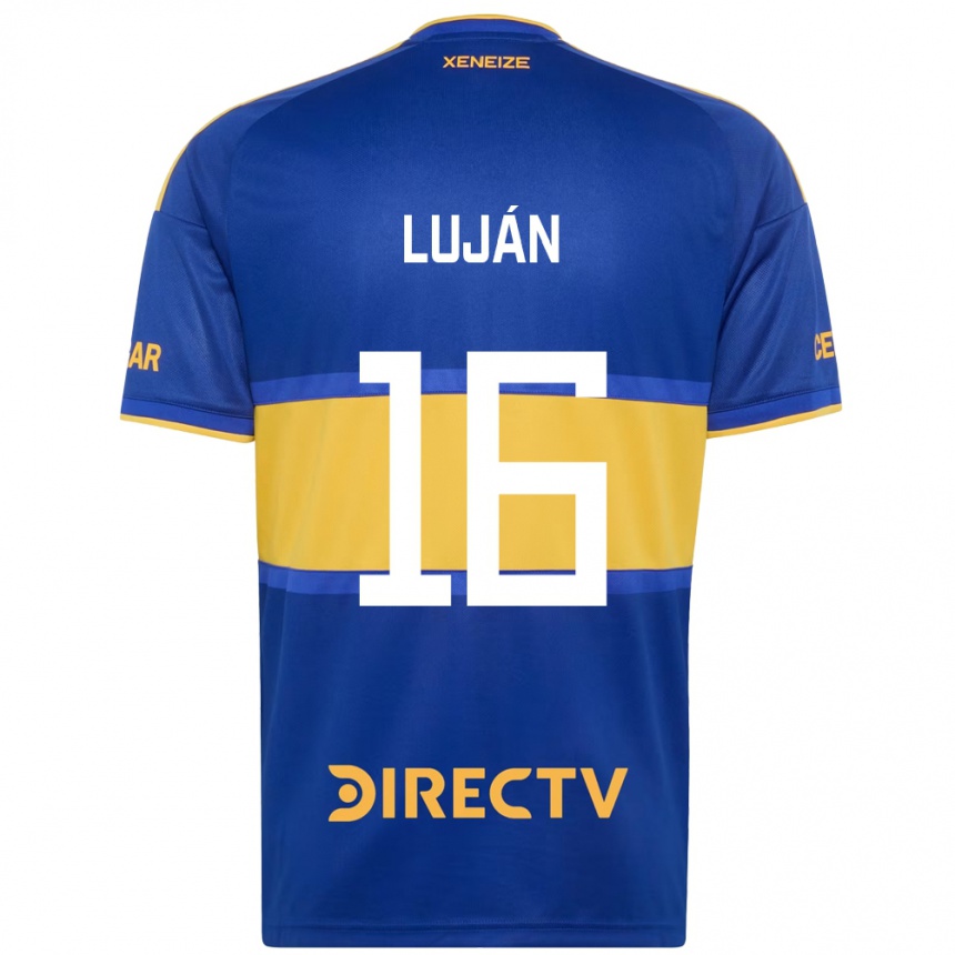 נשים כדורגל Ramiro Luján #16 כחול מלכותי צהוב ג'רזי ביתית 2026/27 נשים כדורגל Ramiro Luján #16 כחול מלכותי צהוב ג'רזי ביתית 2026/27