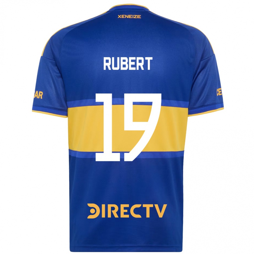 נשים כדורגל Gonzalo Rubert #19 כחול מלכותי צהוב ג'רזי ביתית 2026/27