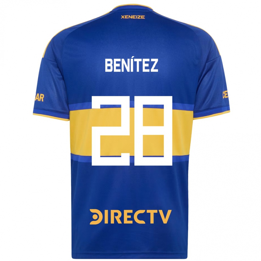 נשים כדורגל Yazmín Benítez #28 כחול מלכותי צהוב ג'רזי ביתית 2026/27