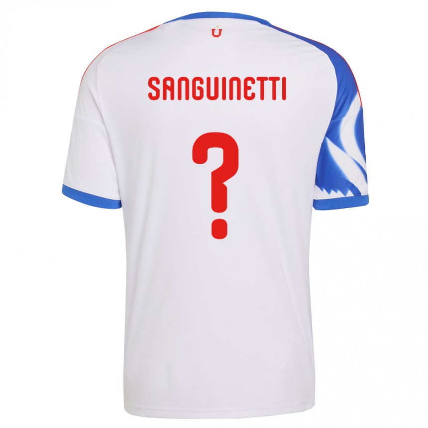 נשים כדורגל פרננדו אוסוריו סנגווינטי #0 לבן כחול צי הרחק ג'רזי 2026/27