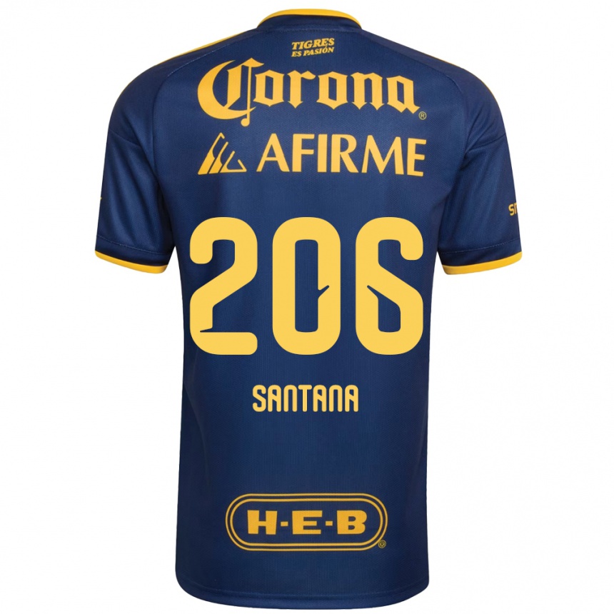 נשים כדורגל Joel Santana #206 כחול מלכותי צהוב הרחק ג'רזי 2026/27