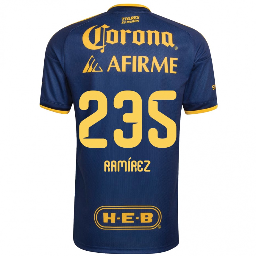 נשים כדורגל Gabriel Ramírez #235 כחול מלכותי צהוב הרחק ג'רזי 2026/27