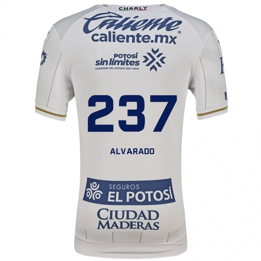 נשים כדורגל Luis Alvarado #237 לבן כחול הרחק ג'רזי 2026/27