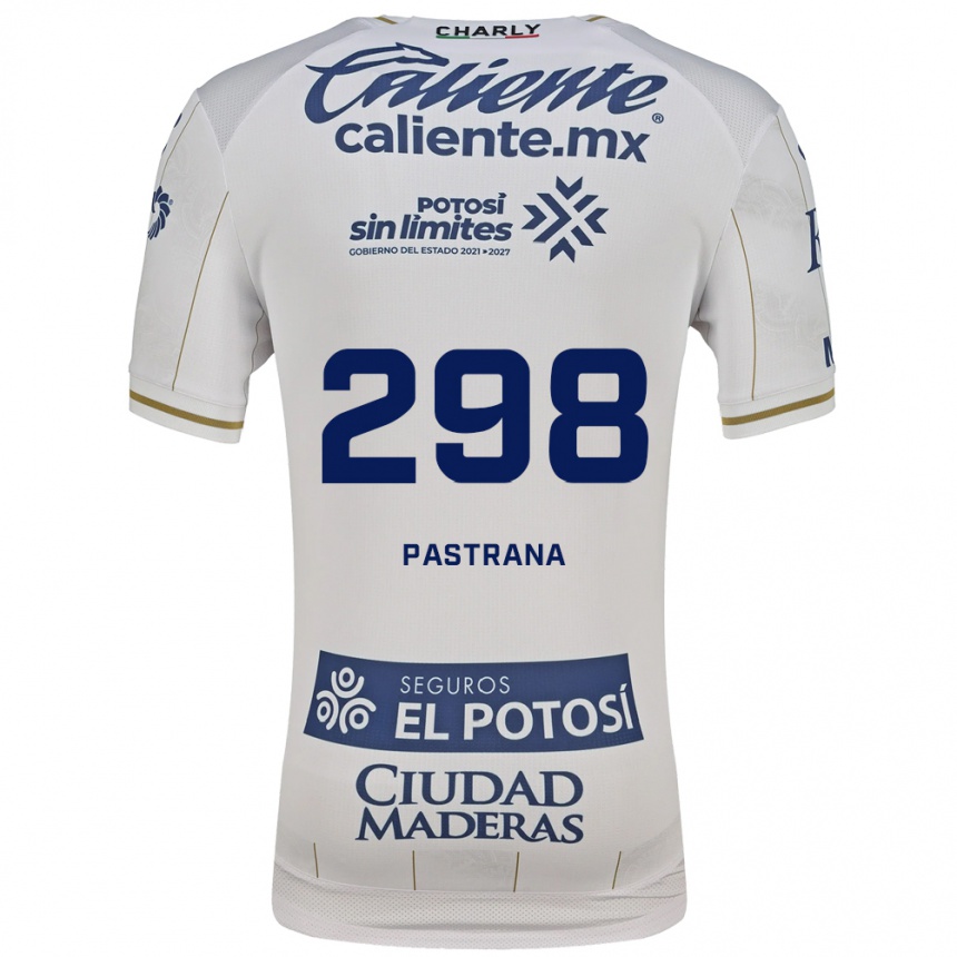 נשים כדורגל Leonardo Pastrana #298 לבן כחול הרחק ג'רזי 2026/27