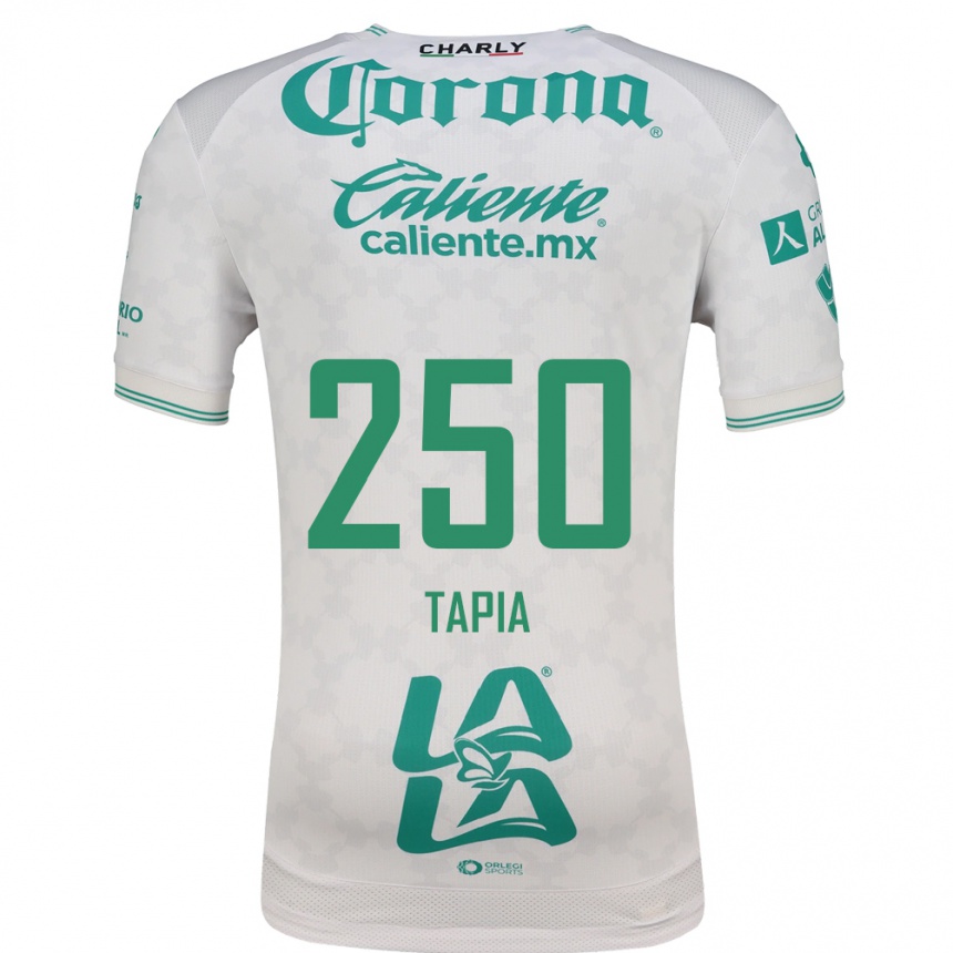 נשים כדורגל Alex Tapia #250 ירוק בהיר לבן הרחק ג'רזי 2026/27