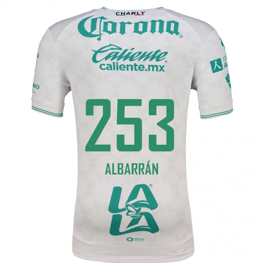 נשים כדורגל Rodrigo Albarrán #253 ירוק בהיר לבן הרחק ג'רזי 2026/27