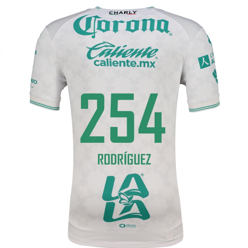 נשים כדורגל Héctor Rodríguez #254 ירוק בהיר לבן הרחק ג'רזי 2026/27
