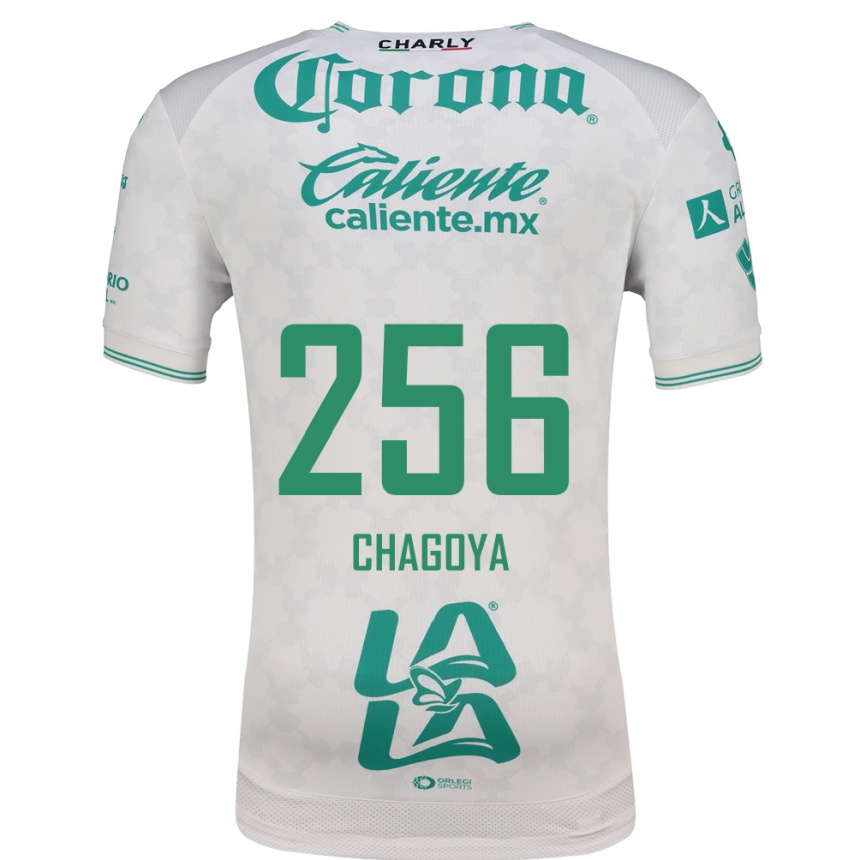 נשים כדורגל Axel Chagoya #256 ירוק בהיר לבן הרחק ג'רזי 2026/27