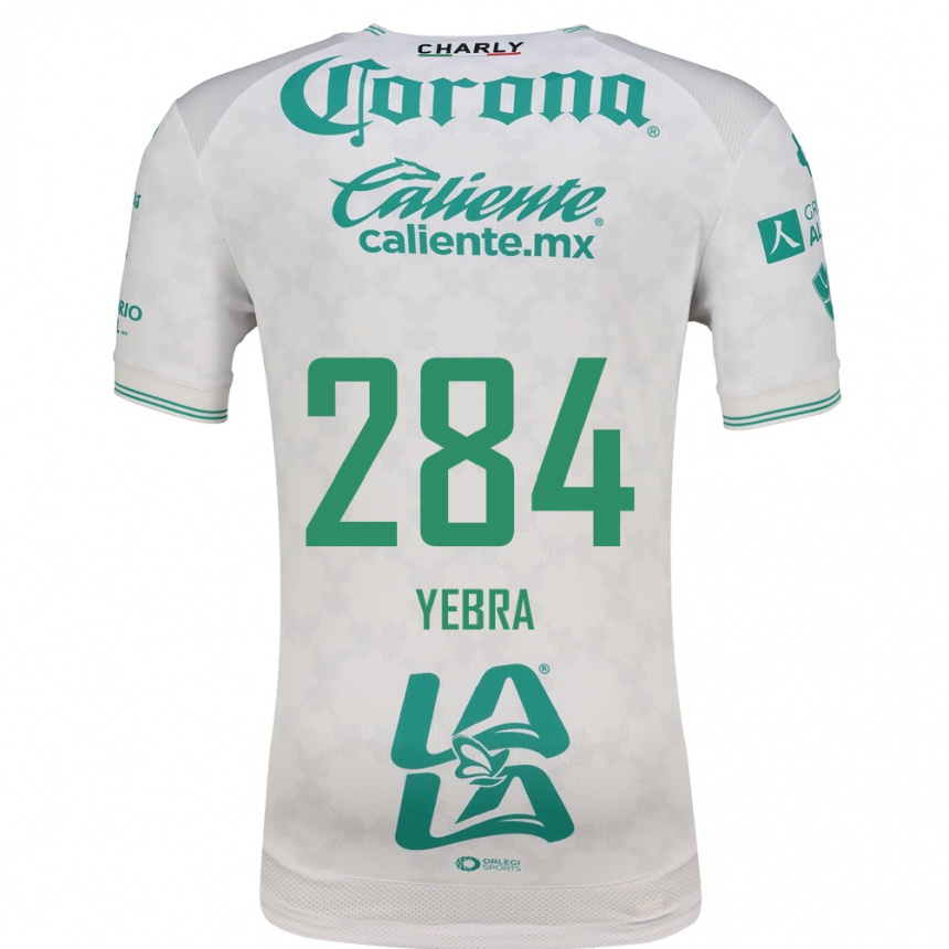 נשים כדורגל Patricio Yebra #284 ירוק בהיר לבן הרחק ג'רזי 2026/27