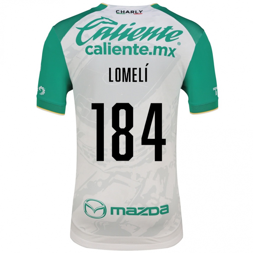 נשים כדורגל Diego Lomelí #184 ירוק בהיר לבן הרחק ג'רזי 2026/27