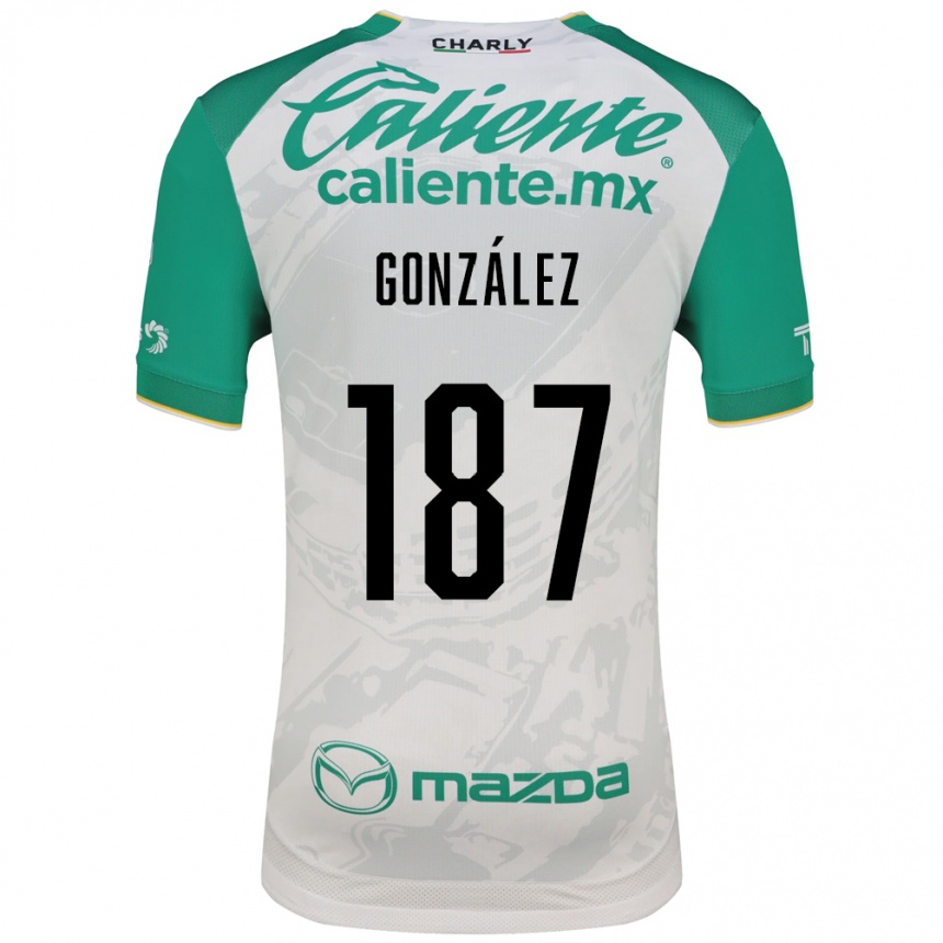 נשים כדורגל Milán González #187 ירוק בהיר לבן הרחק ג'רזי 2026/27