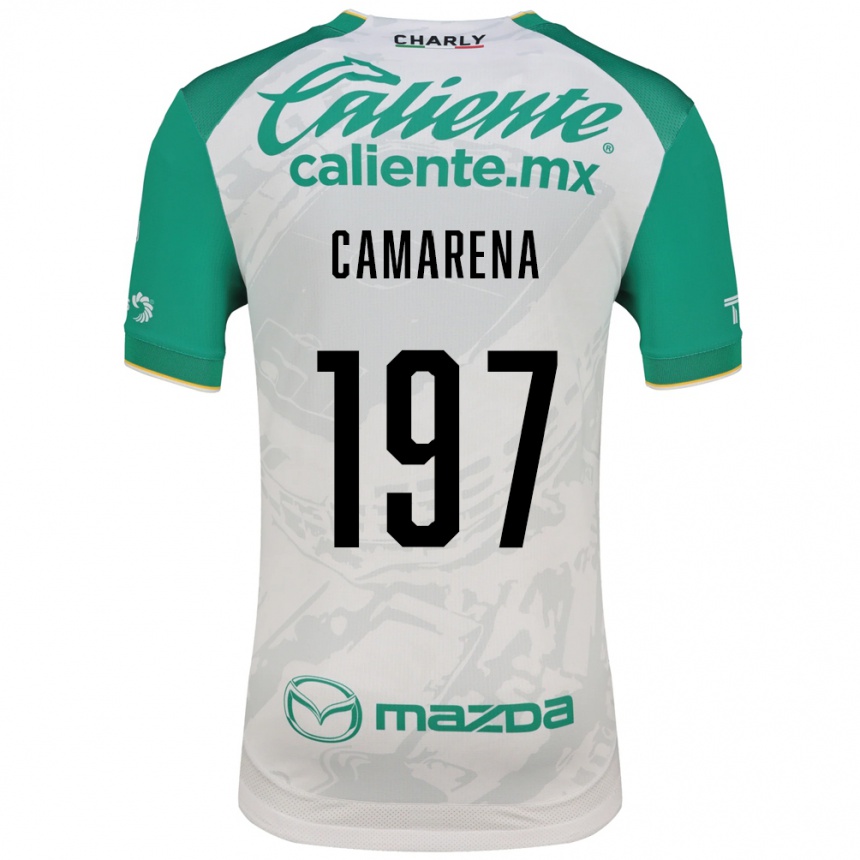 נשים כדורגל Gael Camarena #197 ירוק בהיר לבן הרחק ג'רזי 2026/27
