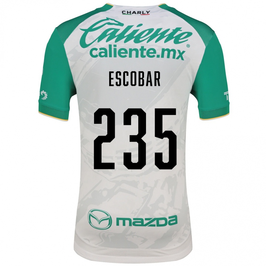נשים כדורגל Erik Escobar #235 ירוק בהיר לבן הרחק ג'רזי 2026/27