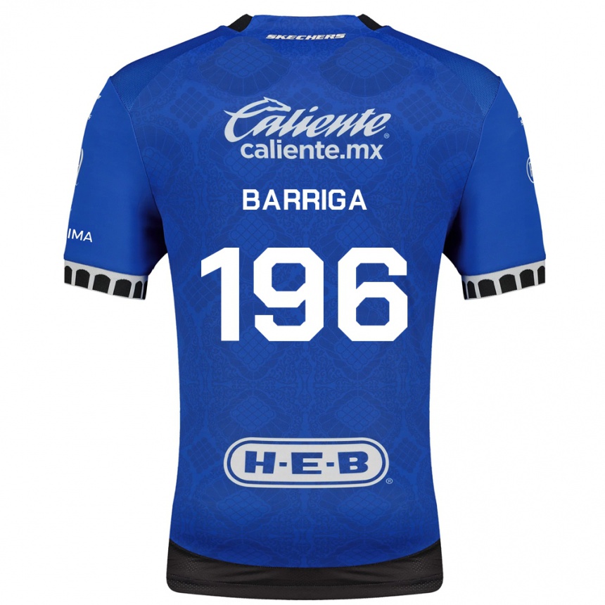 נשים כדורגל Juan Barriga #196 כחול מלכותי לבן שחור הרחק ג'רזי 2026/27