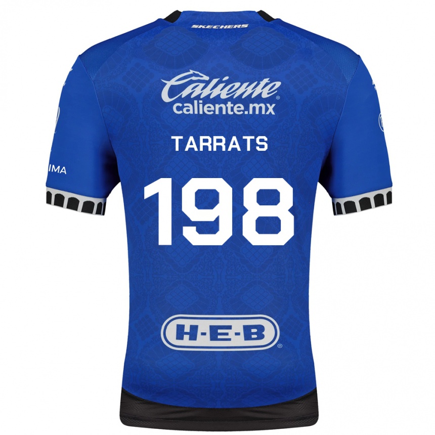 נשים כדורגל Iñigo Tarrats #198 כחול מלכותי לבן שחור הרחק ג'רזי 2026/27