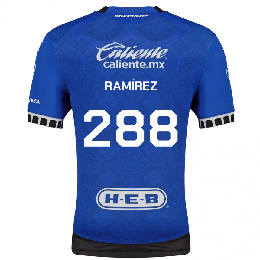נשים כדורגל Santiago Ramírez #288 כחול מלכותי לבן שחור הרחק ג'רזי 2026/27