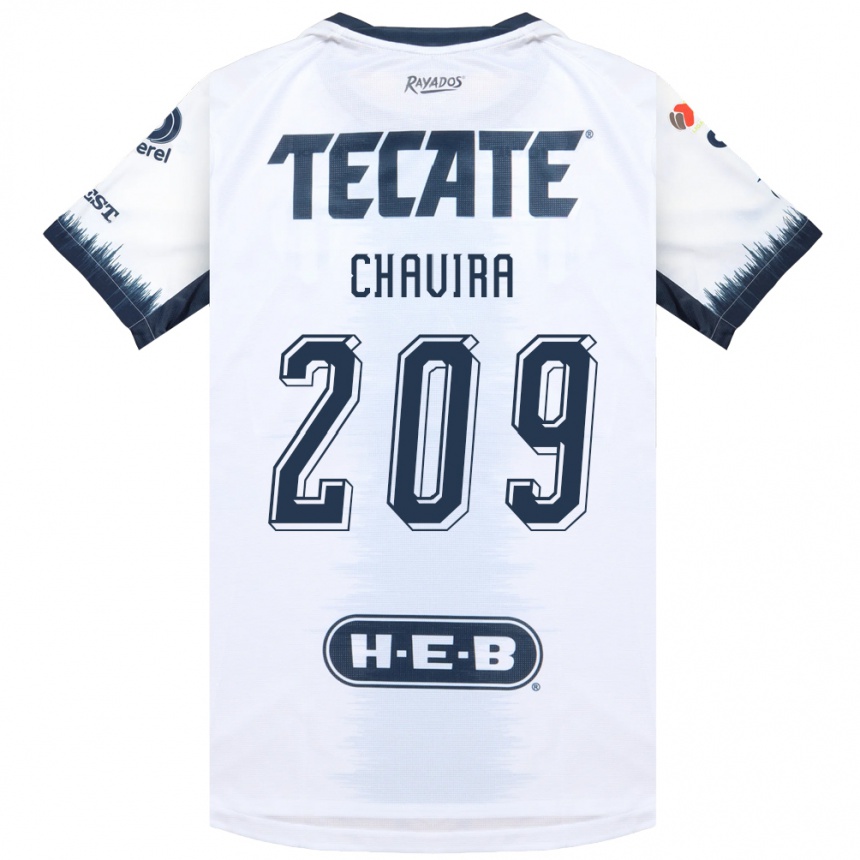 נשים כדורגל Diego Chavira #209 לבן כחול דיו אדום הרחק ג'רזי 2026/27 נשים כדורגל Diego Chavira #209 לבן כחול דיו אדום הרחק ג'רזי 2026/27