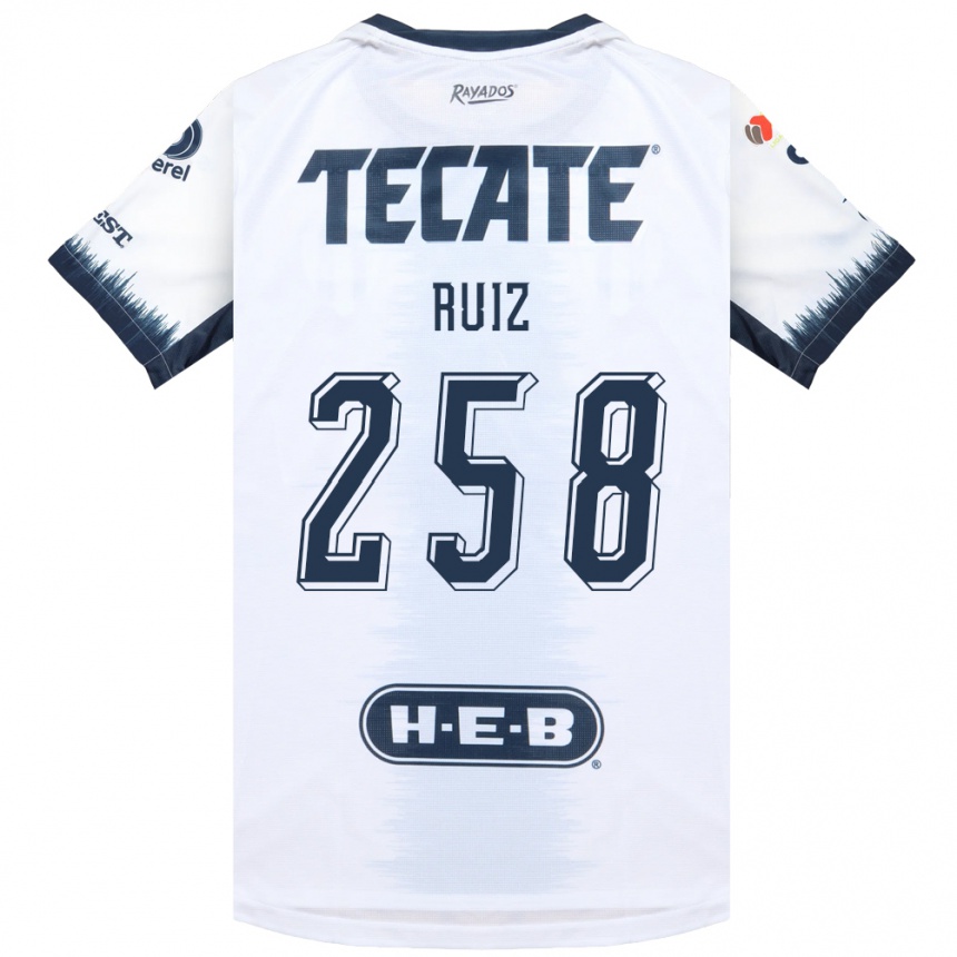 נשים כדורגל Diego Ruiz #258 לבן כחול דיו אדום הרחק ג'רזי 2026/27