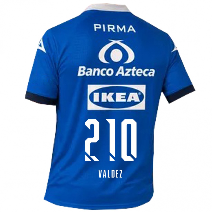 נשים כדורגל Jesús Valdez #210 כחול לבן הרחק ג'רזי 2026/27
