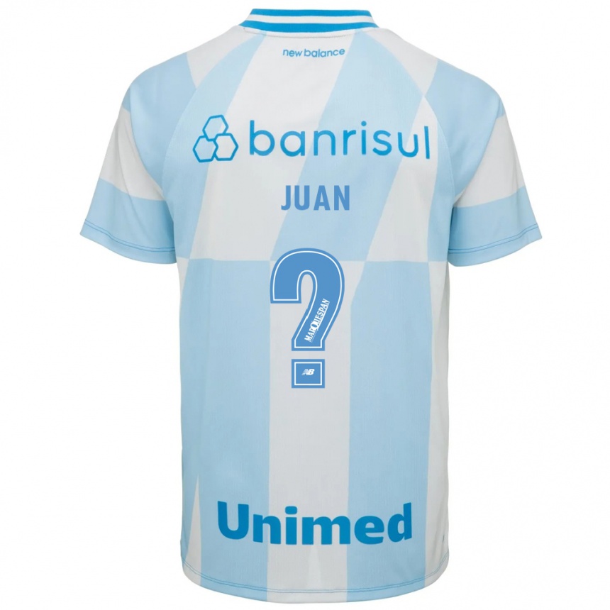 נשים כדורגל Juan #0 כחול בהיר לבן הרחק ג'רזי 2026/27
