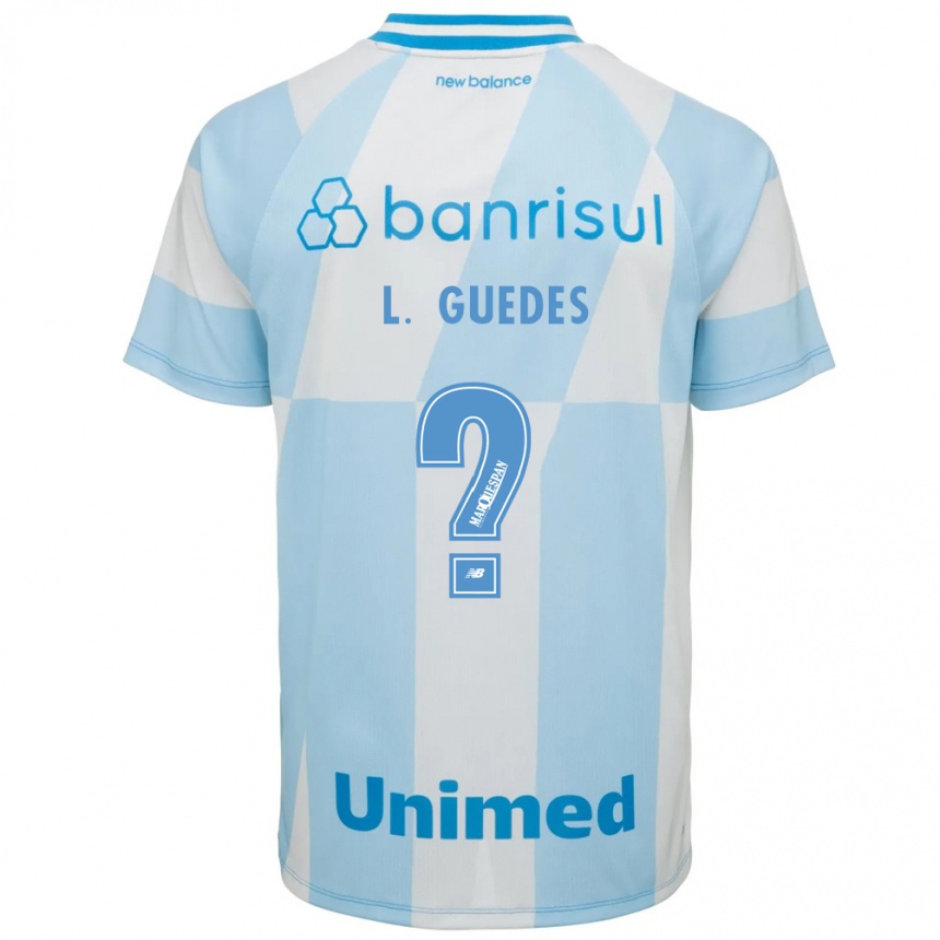 נשים כדורגל Luis Guedes #0 כחול בהיר לבן הרחק ג'רזי 2026/27