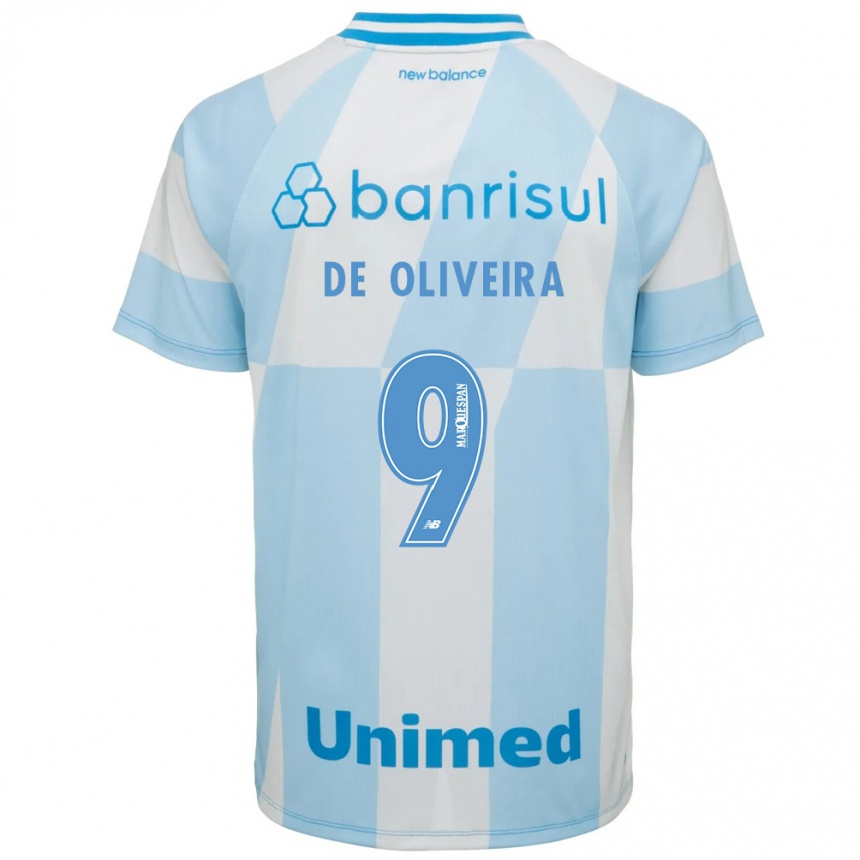 נשים כדורגל Veridiana Mostaco De Oliveira #9 כחול בהיר לבן הרחק ג'רזי 2026/27