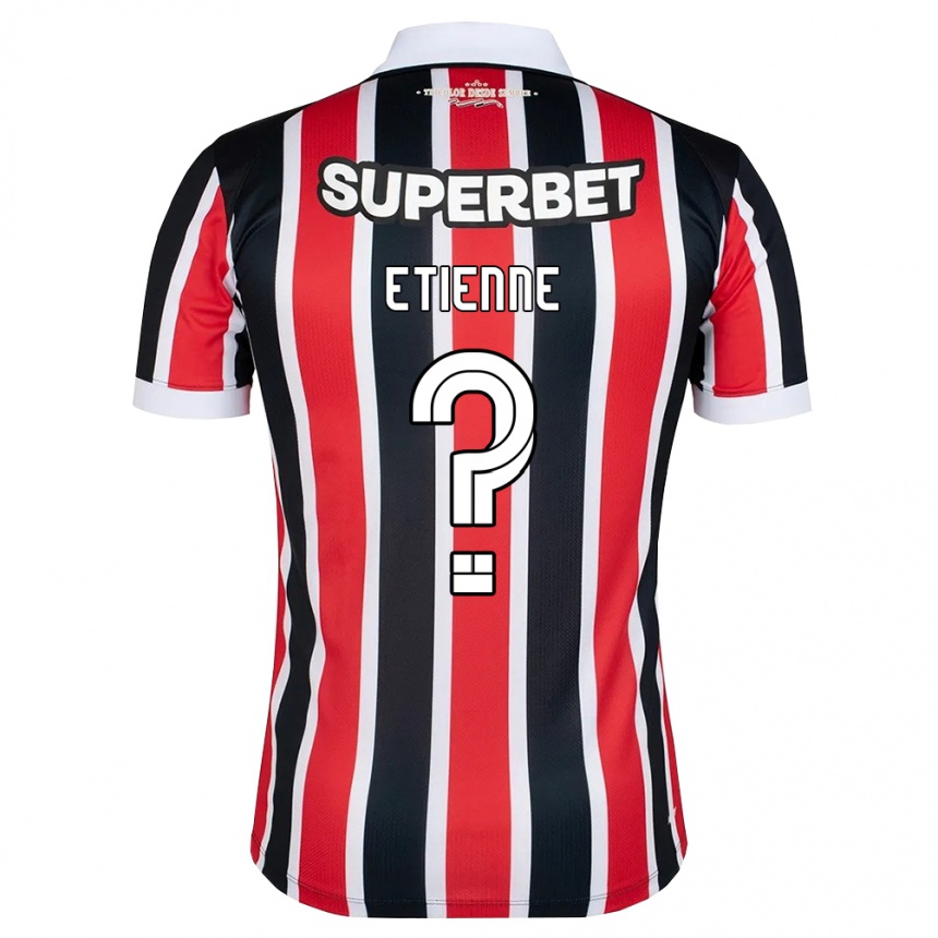 נשים כדורגל קלאוביס אטיין #0 אדום לבן שחור הרחק ג'רזי 2026/27