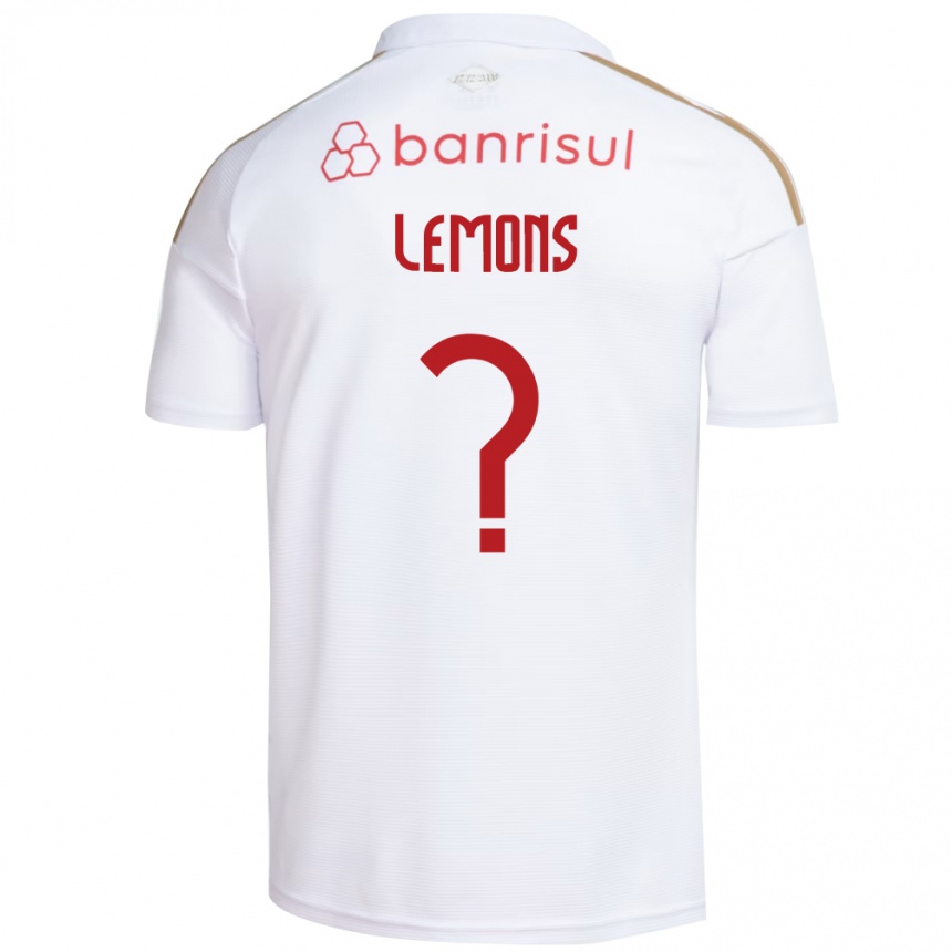 נשים כדורגל Matheus Lemons #0 אדום לבן הרחק ג'רזי 2026/27