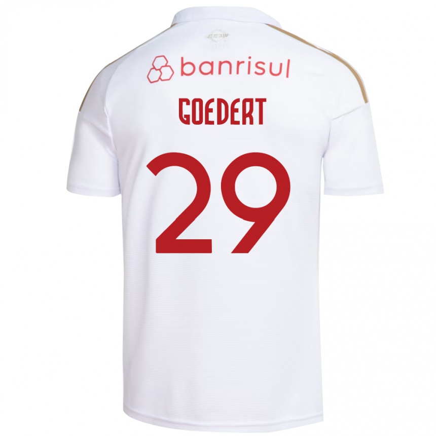 נשים כדורגל Alice Goedert #29 אדום לבן הרחק ג'רזי 2026/27