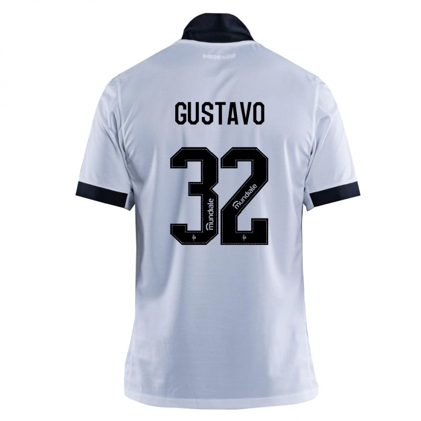 נשים כדורגל Luís Gustavo #32 שחור לבן הרחק ג'רזי 2026/27