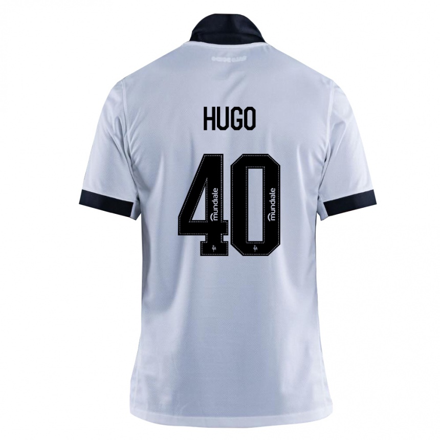 נשים כדורגל Victor Hugo #40 שחור לבן הרחק ג'רזי 2026/27
