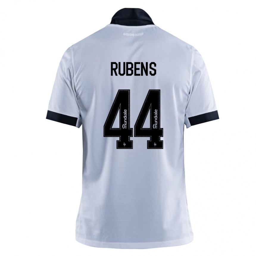 נשים כדורגל Rubens #44 שחור לבן הרחק ג'רזי 2026/27 נשים כדורגל Rubens #44 שחור לבן הרחק ג'רזי 2026/27