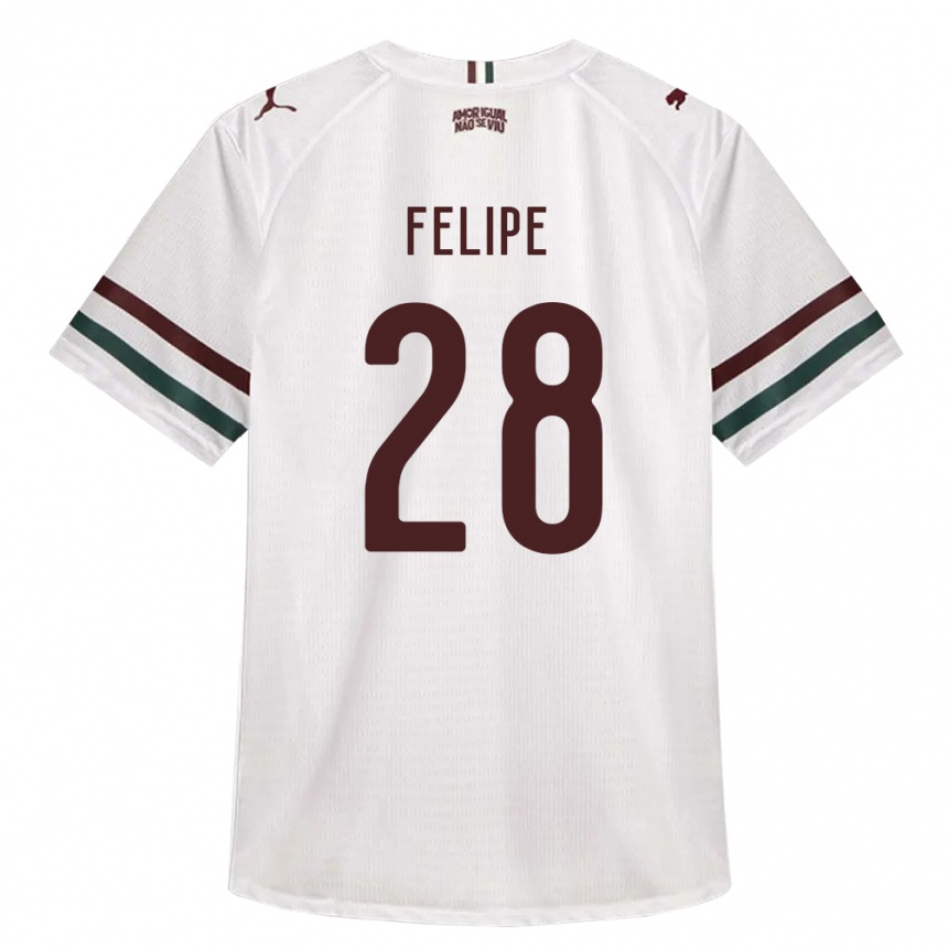 נשים כדורגל Riquelme Felipe #28 לבן ירוק בורדו הרחק ג'רזי 2026/27