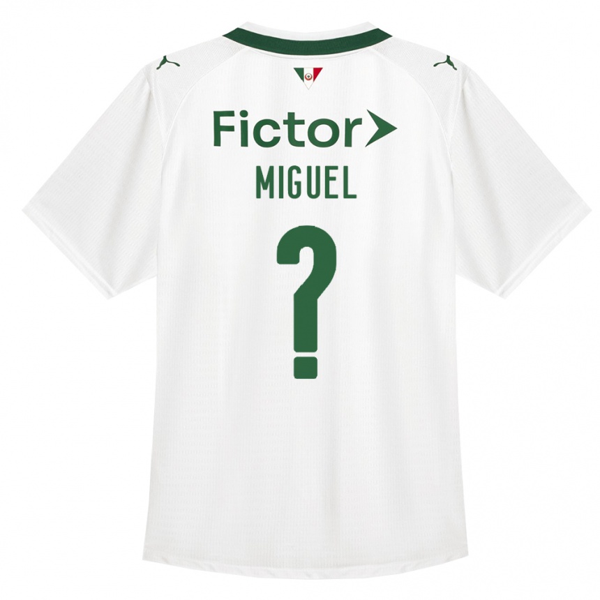 נשים כדורגל Carlos Miguel #0 ירוק לבן הרחק ג'רזי 2026/27