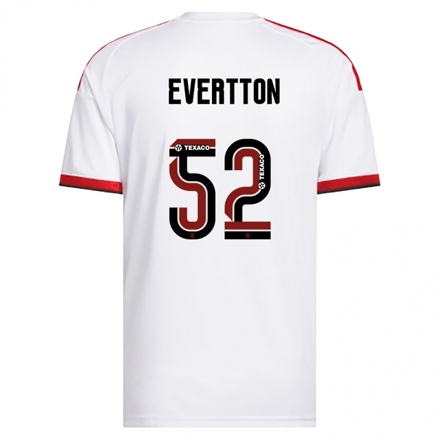 נשים כדורגל Evertton #52 לבן אדום שחור הרחק ג'רזי 2026/27