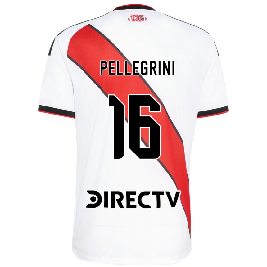 ילדים כדורגל Thiago Pellegrini #16 אדום שחור לבן ג'רזי ביתית 2026/27