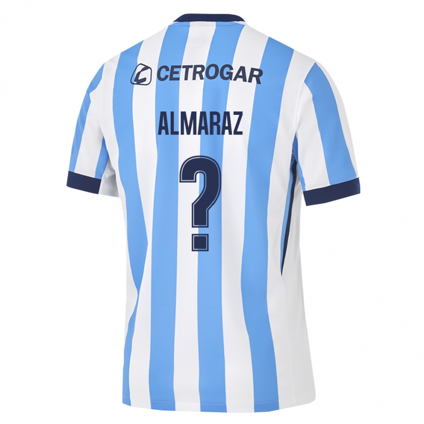ילדים כדורגל Alex Almaraz #0 כחול בהיר לבן שחור ג'רזי ביתית 2026/27