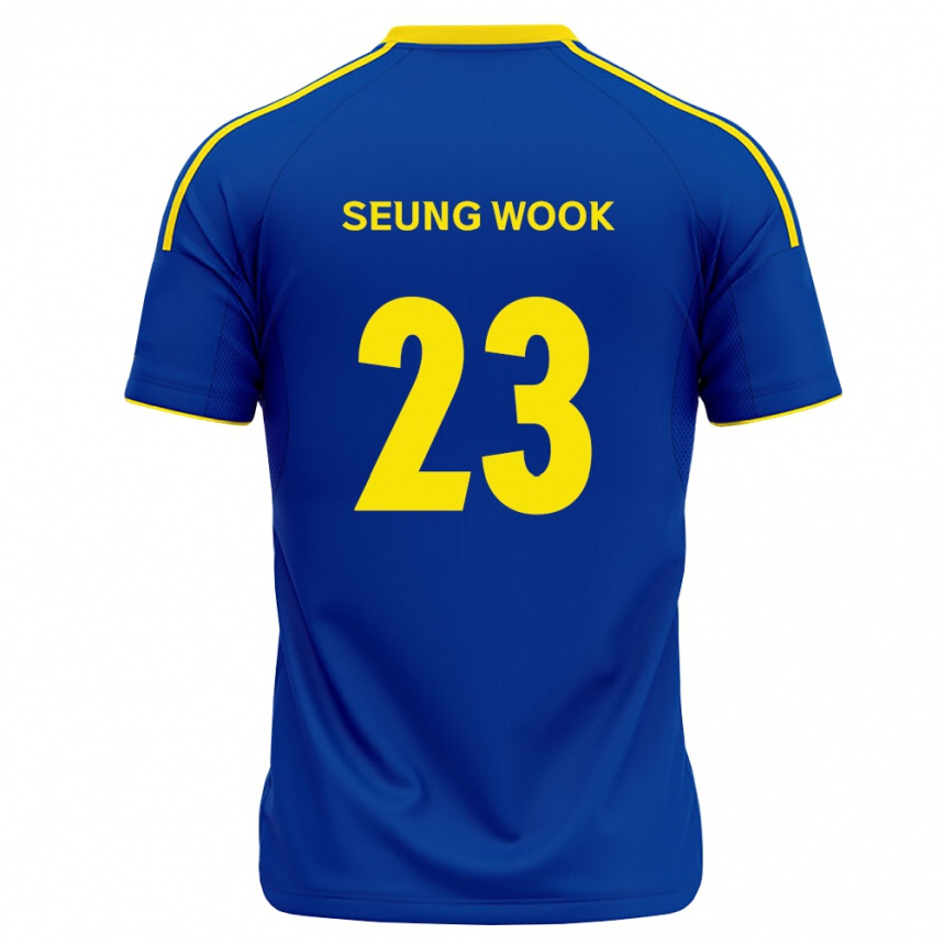 ילדים כדורגל Seung-Wook Seo #23 כחול מלכותי צהוב ג'רזי ביתית 2026/27