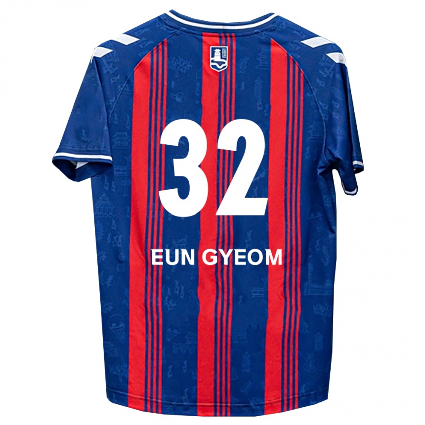 ילדים כדורגל Eun-Gyeom Kim #32 כחול אדום לבן ג'רזי ביתית 2026/27