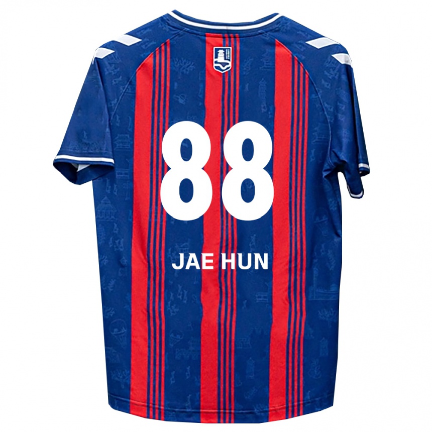 ילדים כדורגל Jae-Hun Park #88 כחול אדום לבן ג'רזי ביתית 2026/27