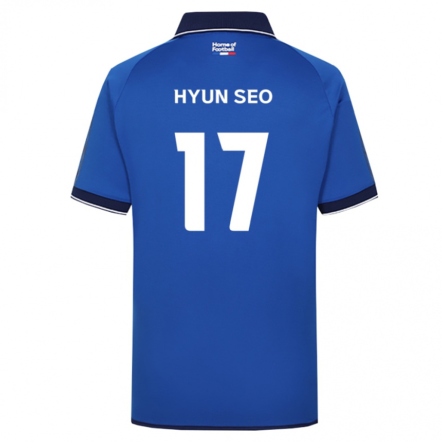 ילדים כדורגל Hyun-Seo Lee #17 כחול מלכותי לבן אדום ג'רזי ביתית 2026/27