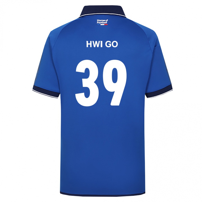 ילדים כדורגל Hwi-Go Lee #39 כחול מלכותי לבן אדום ג'רזי ביתית 2026/27