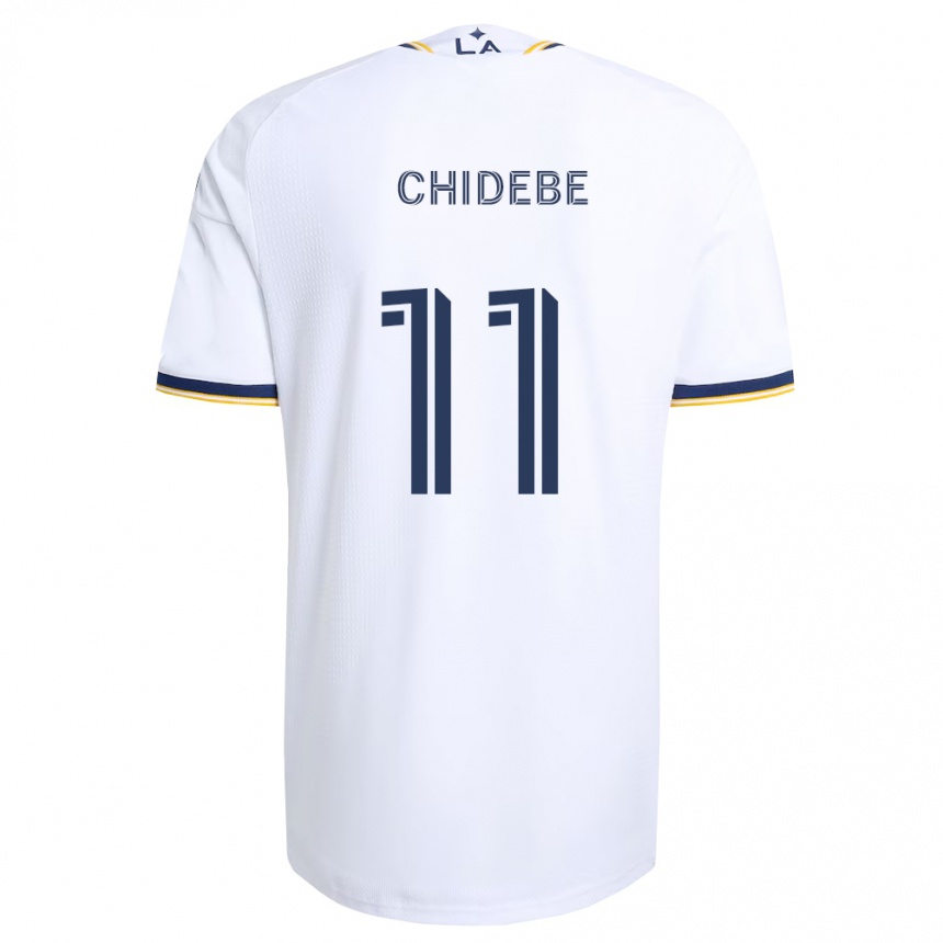 ילדים כדורגל Ikenna Chidebe #11 כחול צהוב ולבן ג'רזי ביתית 2026/27