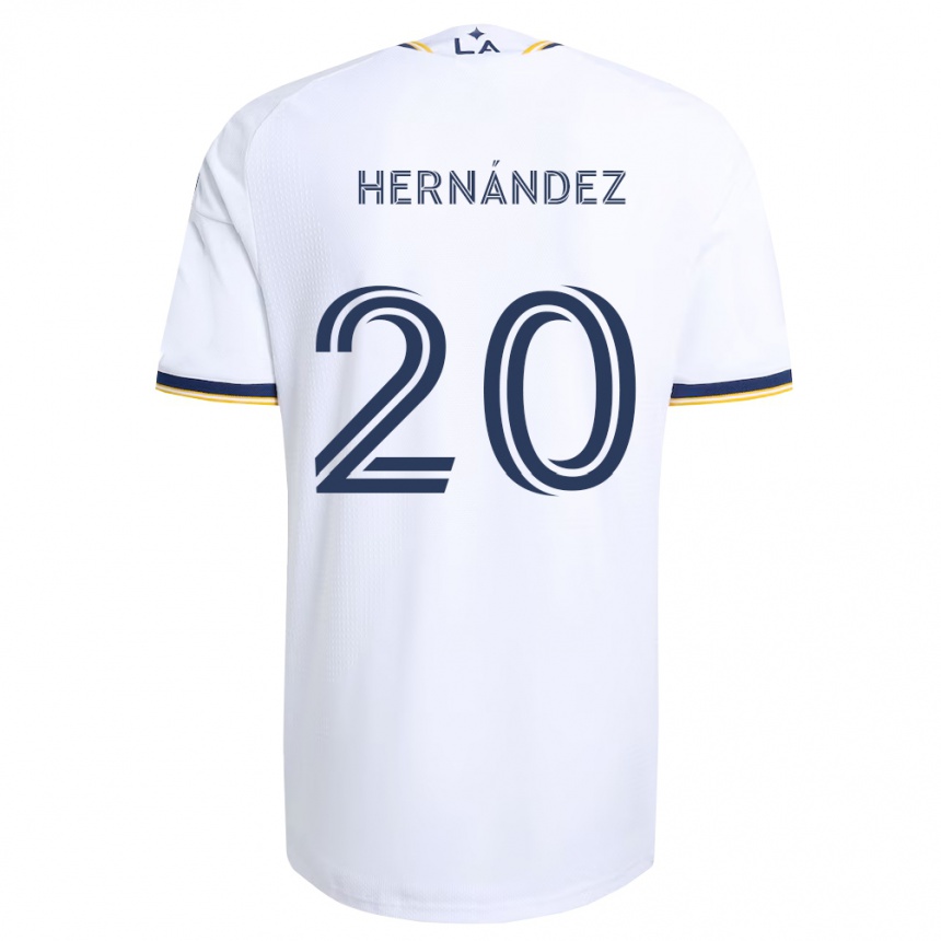 ילדים כדורגל Roberto Hernández #20 כחול צהוב ולבן ג'רזי ביתית 2026/27