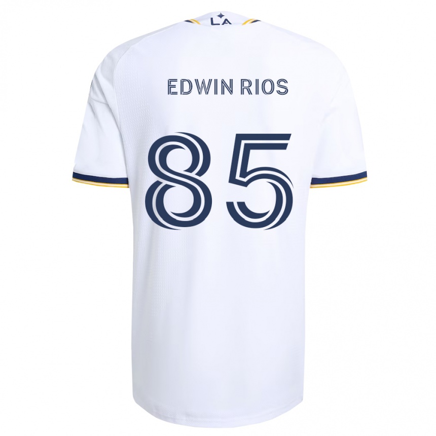 ילדים כדורגל Edwin Rios #85 כחול צהוב ולבן ג'רזי ביתית 2026/27