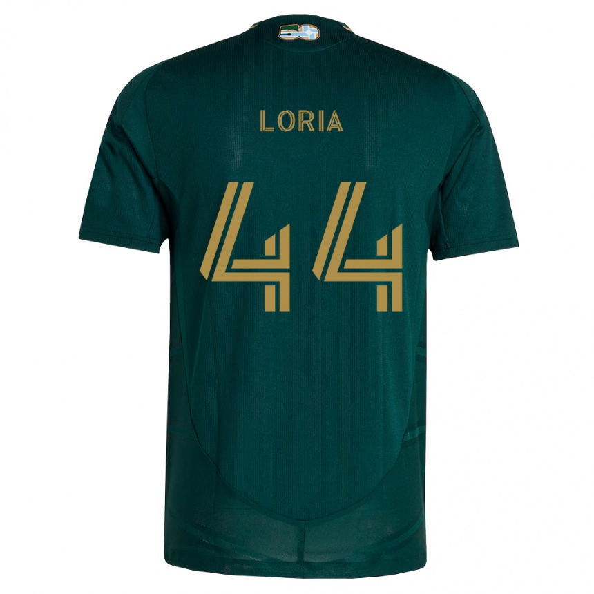 ילדים כדורגל מרווין לוריה #44 ירוק כהה חום ג'רזי ביתית 2026/27